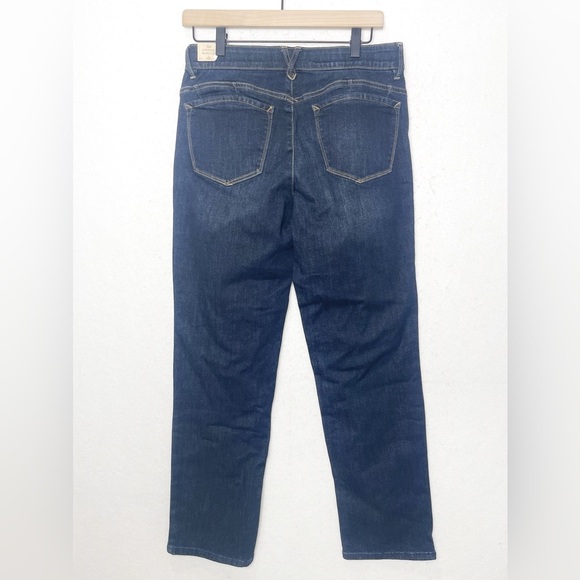 Democracy Stretch Blue Denim "Ab"solution® Straight Leg Jean Size 8 - Picture 2 of 6